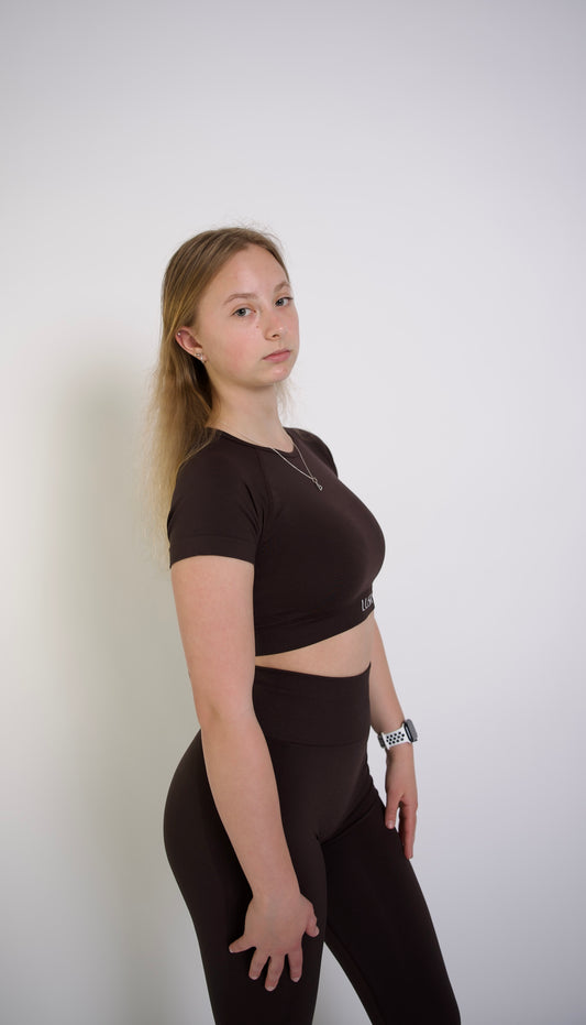 Hnědý Top ESSENTIAL